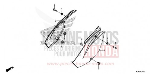 SIDE COVER CRF125FBP de 2023